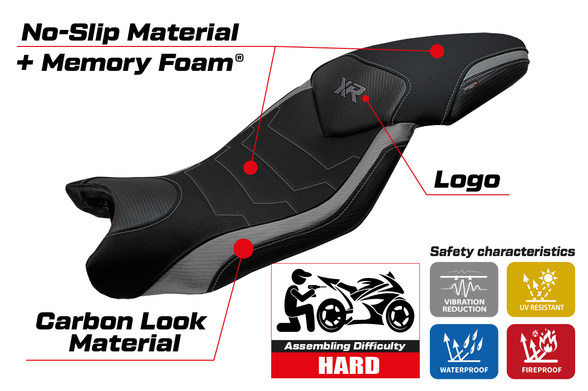 Seat cover compatible - BMW S 1000 XR 2015 - 2019 - mod Ardea Comfort System