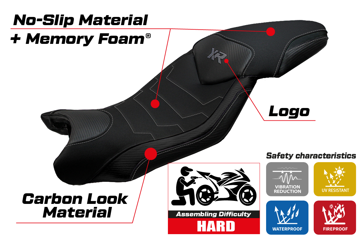 Seat cover compatible - BMW S 1000 XR 2015 - 2019 - mod Ardea Comfort System