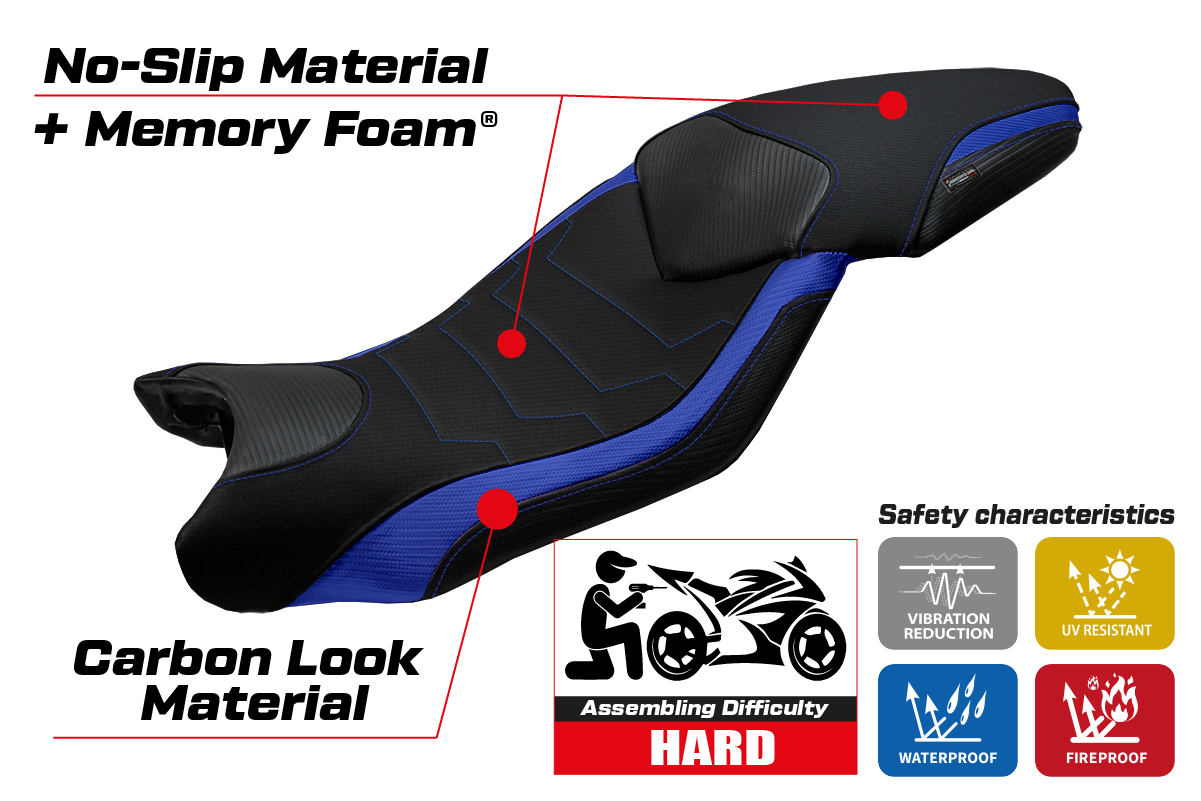 Seat cover compatible - BMW S 1000 XR 2015 - 2019 - mod Ardea Comfort System
