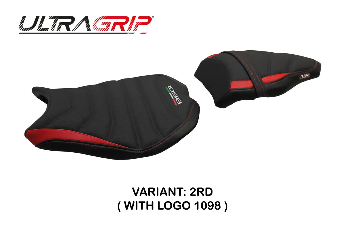 Seat cover compatible - Ducati 848 / 1098 / 1198 2007 - 2013 - mod Cervia Ultragrip