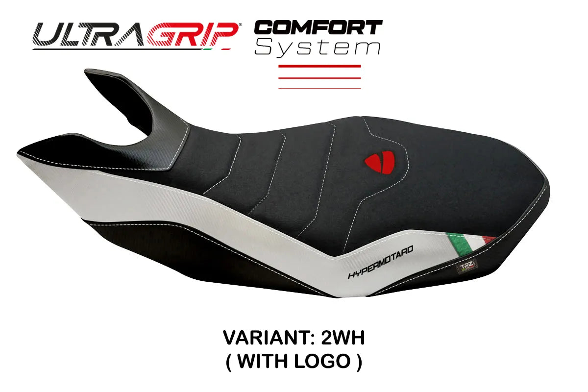 Seat cover compatible - Ducati Hypermotard 796 / 1100 / 1100 EVO 2007 - 2012 - mod Medea 2 Comfort System