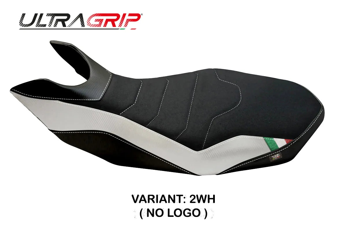 Seat cover compatible - Ducati Hypermotard 796 / 1100 / 1100 EVO 2007 - 2012 - mod Ribe 2 Ultragrip