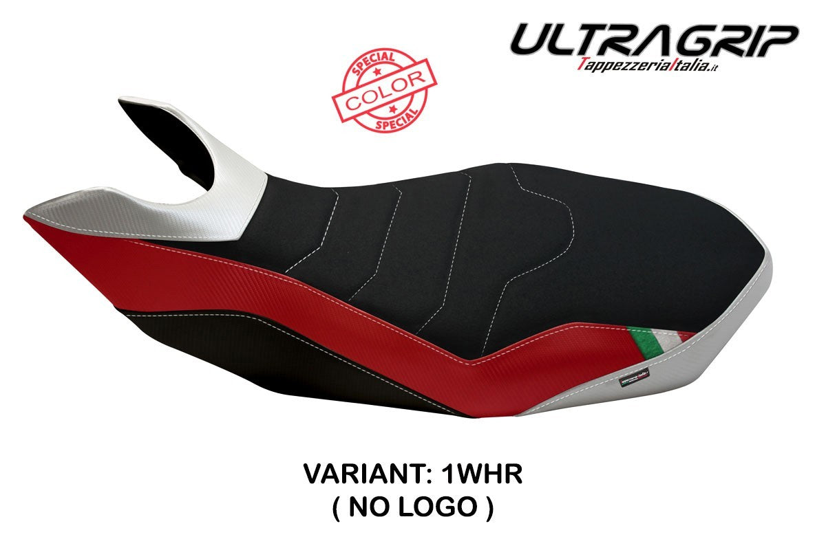 Seat cover compatible - Ducati Hypermotard 796 / 1100 / 1100 EVO 2007 - 2012 - mod Ribe Special Color Ultragrip