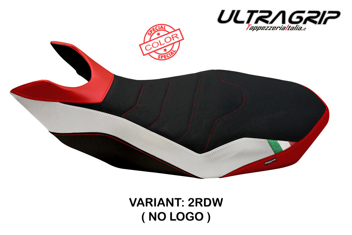 Seat cover compatible - Ducati Hypermotard 796 / 1100 / 1100 EVO 2007 - 2012 - mod Ribe Special Color Ultragrip