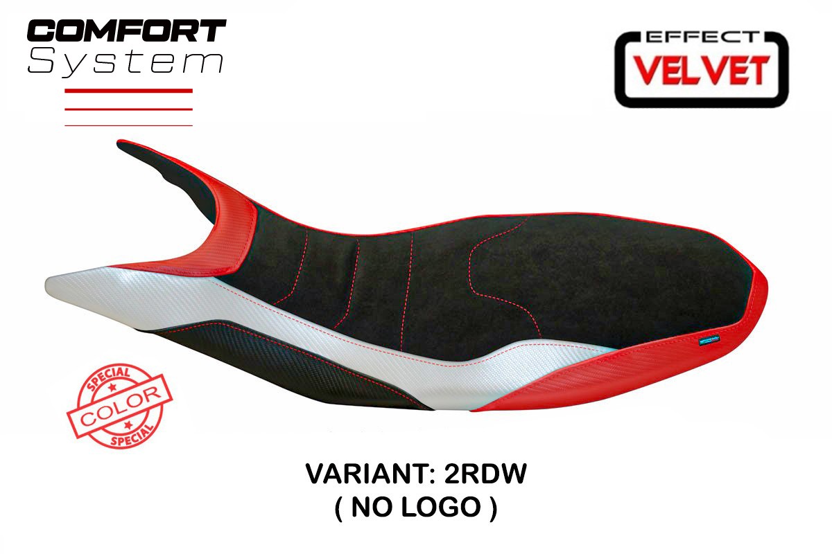 Seat cover compatible - Ducati Hypermotard 821 / 939 2013 - 2018 - Varna Special Color Velvet Comfort System