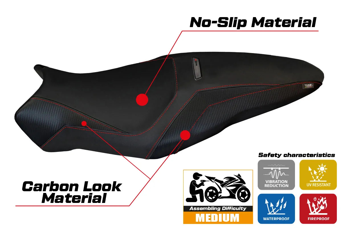 Seat cover compatible - Ducati Monster 1200 R 2016 - 2019 - mod Toledo 3
