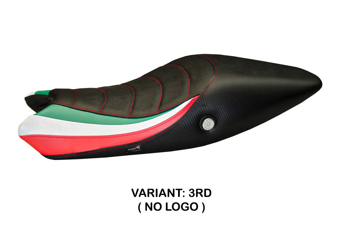Seat cover compatible - Ducati Monster 696/796 2008 - 2014 - mod Tricolat Total Black
