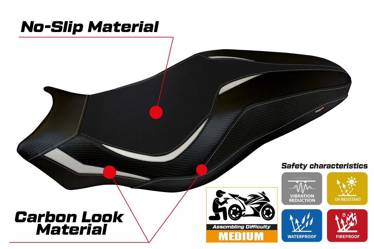 Seat cover compatible - Ducati Monster 797 2017 - 2020 - mod Lipsia 1