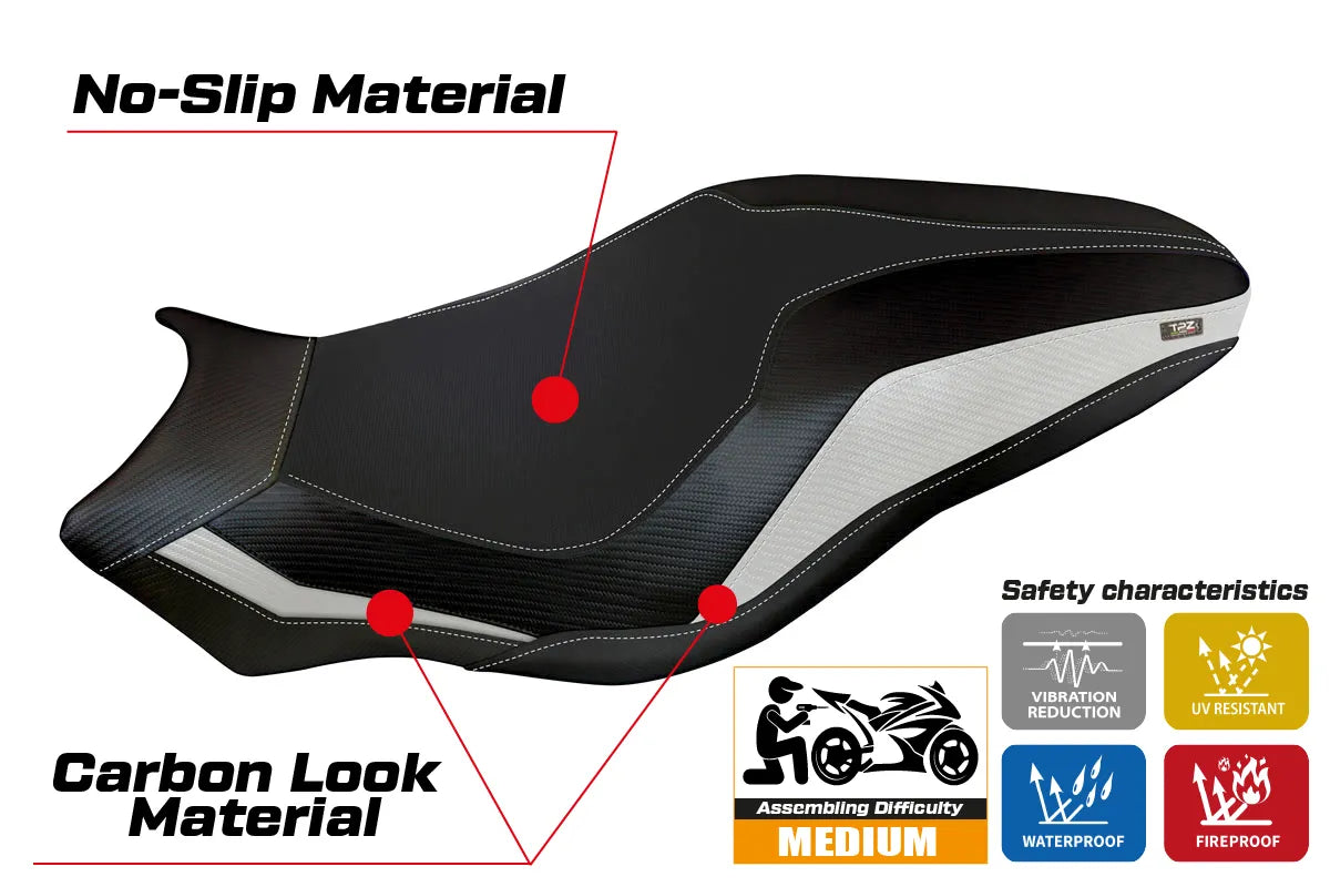 Seat cover compatible - Ducati Monster 797 2017 - 2020 - mod Lipsia 3
