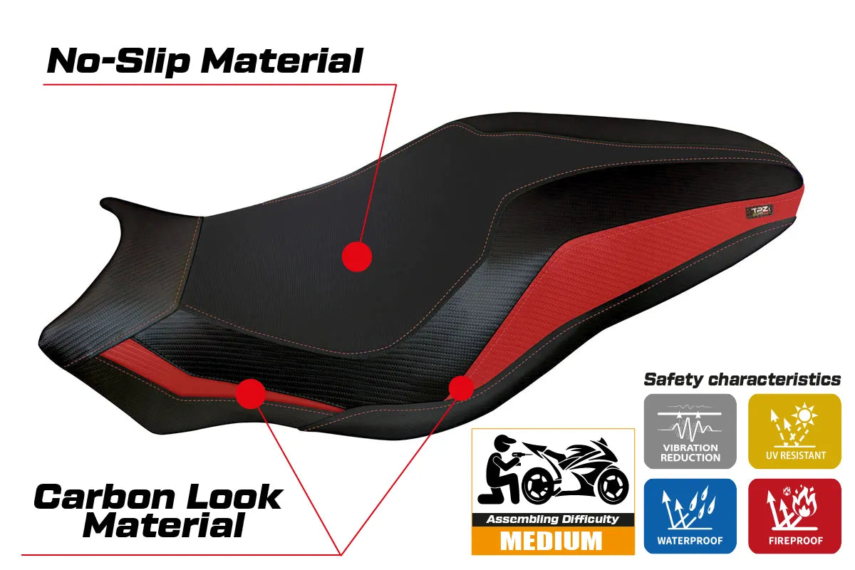 Seat cover compatible - Ducati Monster 797 2017 - 2020 - mod Lipsia 3