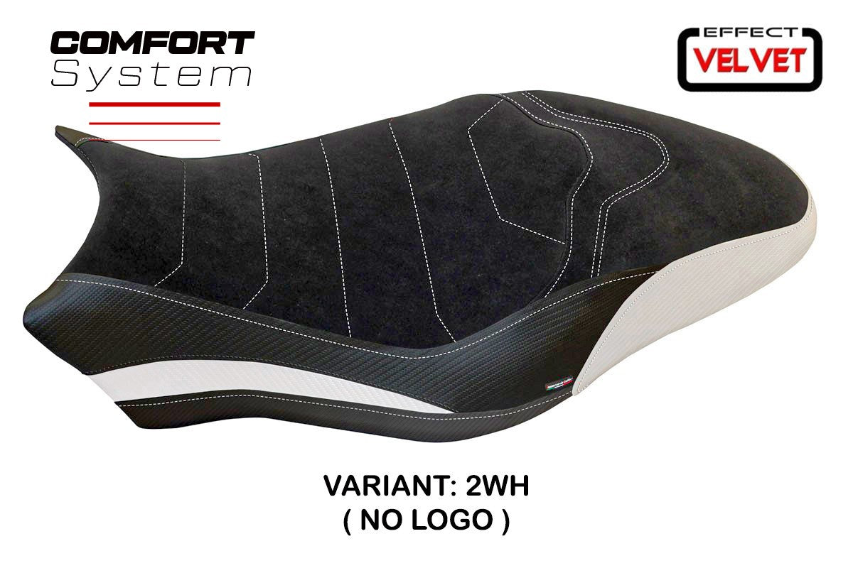 Seat cover compatible - Ducati Monster 797 2017 - 2020 - mod Ovada 1 Velvet Comfort System