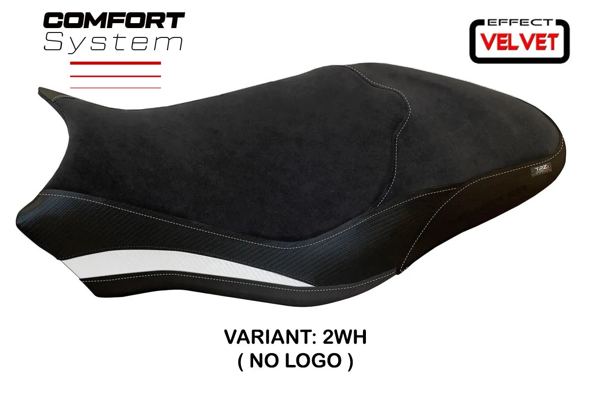 Seat cover compatible - Ducati Monster 797 2017 - 2020 - mod Ovada 2 Velvet Comfort System