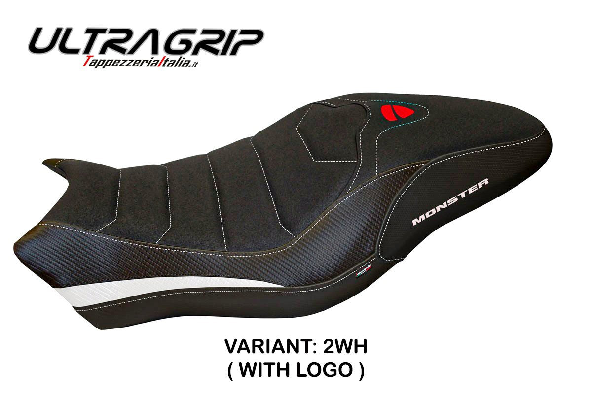 Seat cover compatible - Ducati Monster 797 2017 - 2020 - mod Piombino 2 Ultragrip