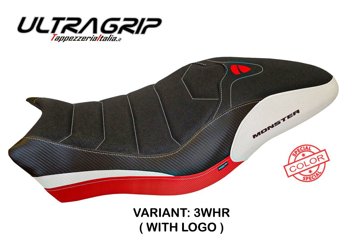 Seat cover compatible - Ducati Monster 797 2017 - 2020 - mod Piombino Special Color Ultragrip