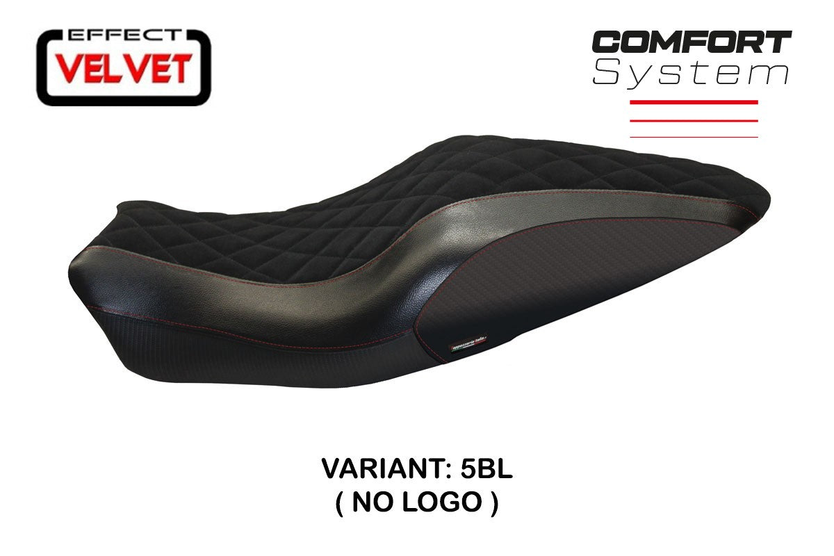 Seat cover compatible - Ducati Monster 821 / 1200 2014 - 2016 - mod Andorra Velvet Comfort System