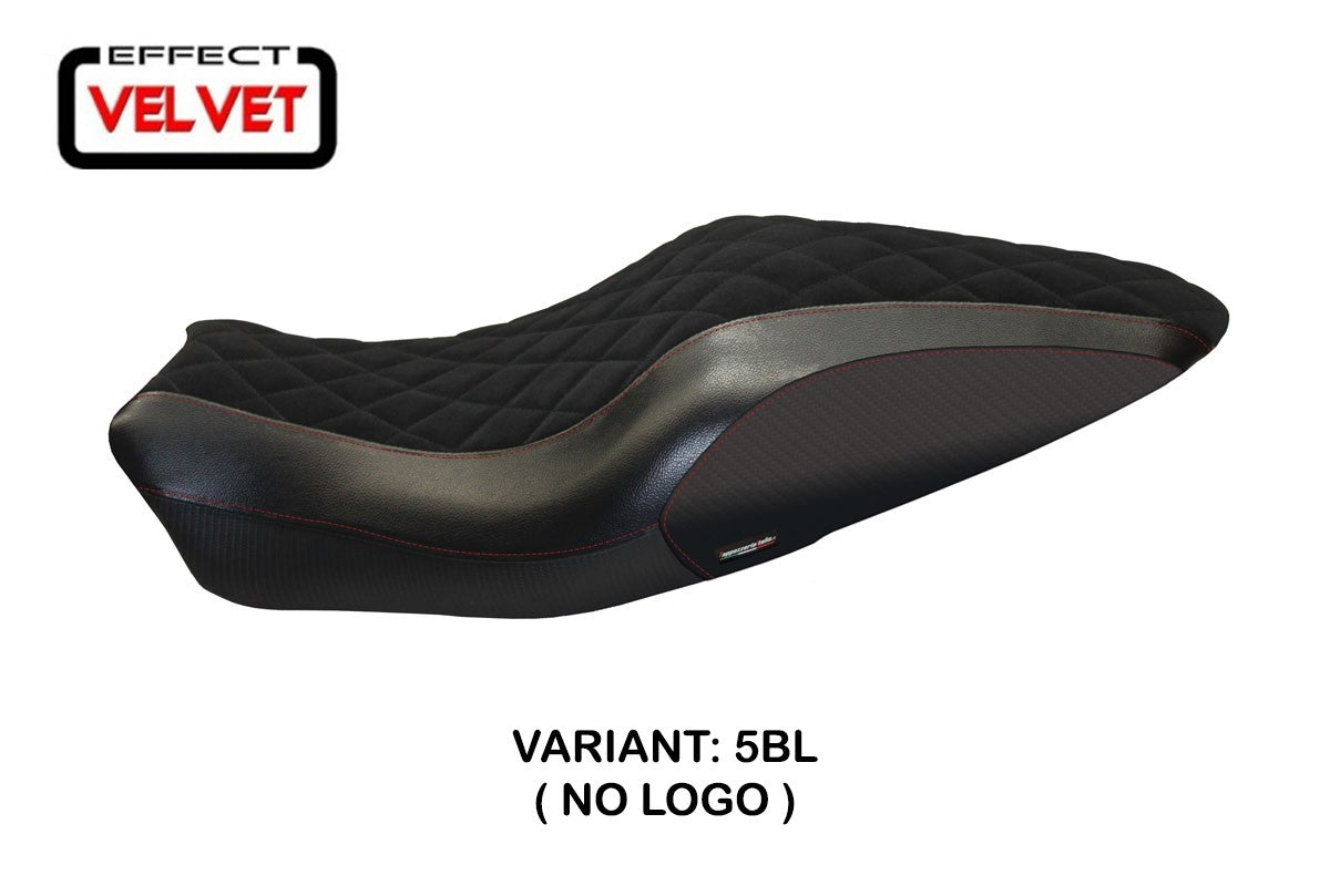 Seat cover compatible - Ducati Monster 821 / 1200 2014 - 2016 - mod Andorra Velvet