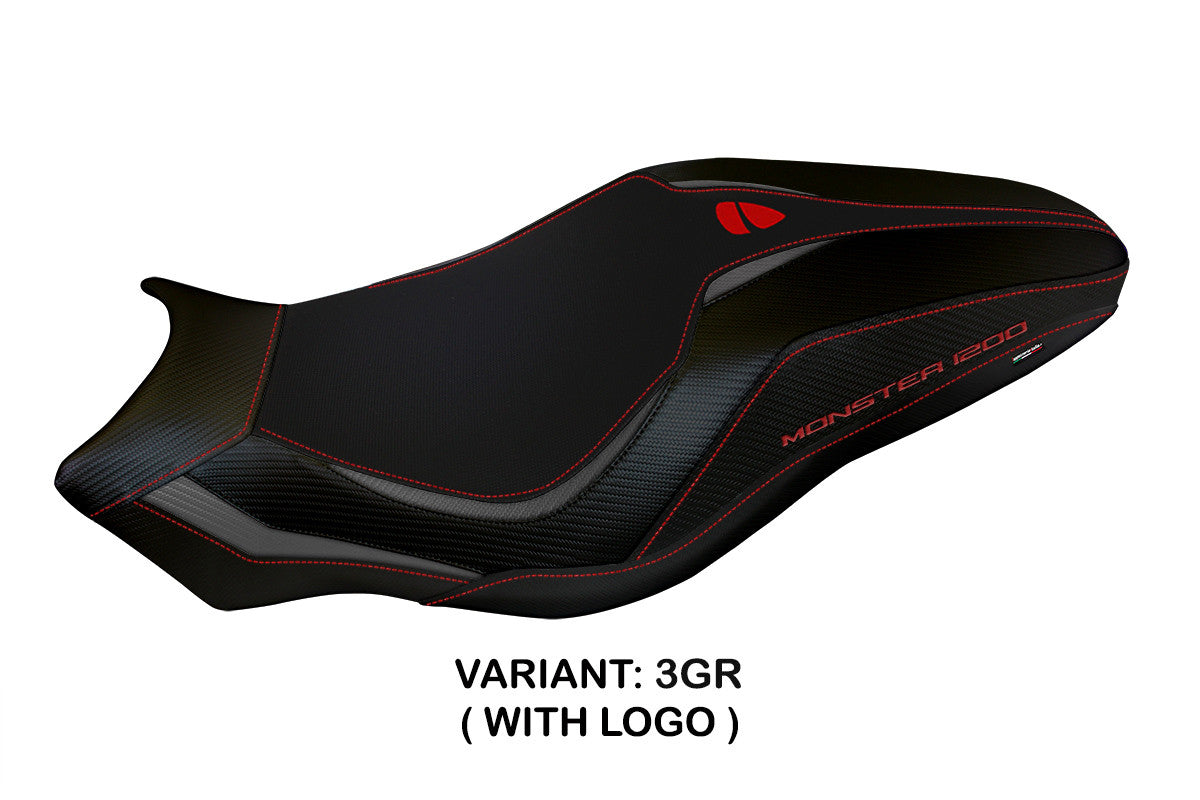 Seat cover compatible - Ducati Monster 821 / 1200 2017 - 2020 - mod Lipsia 1