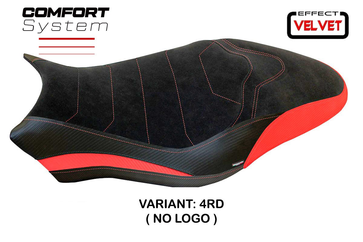 Seat cover compatible - Ducati Monster 821 / 1200 2017 - 2020 - mod Ovada 1 Velvet Comfort System