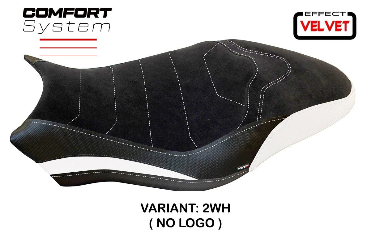 Seat cover compatible - Ducati Monster 821 / 1200 2017 - 2020 - mod Ovada 1 Velvet Comfort System