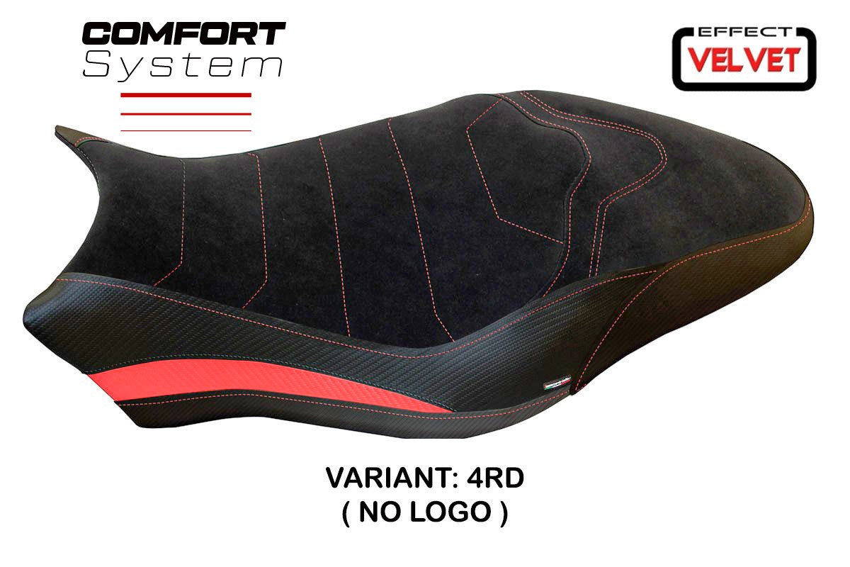 Seat cover compatible - Ducati Monster 821 / 1200 2017 - 2020 - mod Ovada 2 Velvet Comfort System