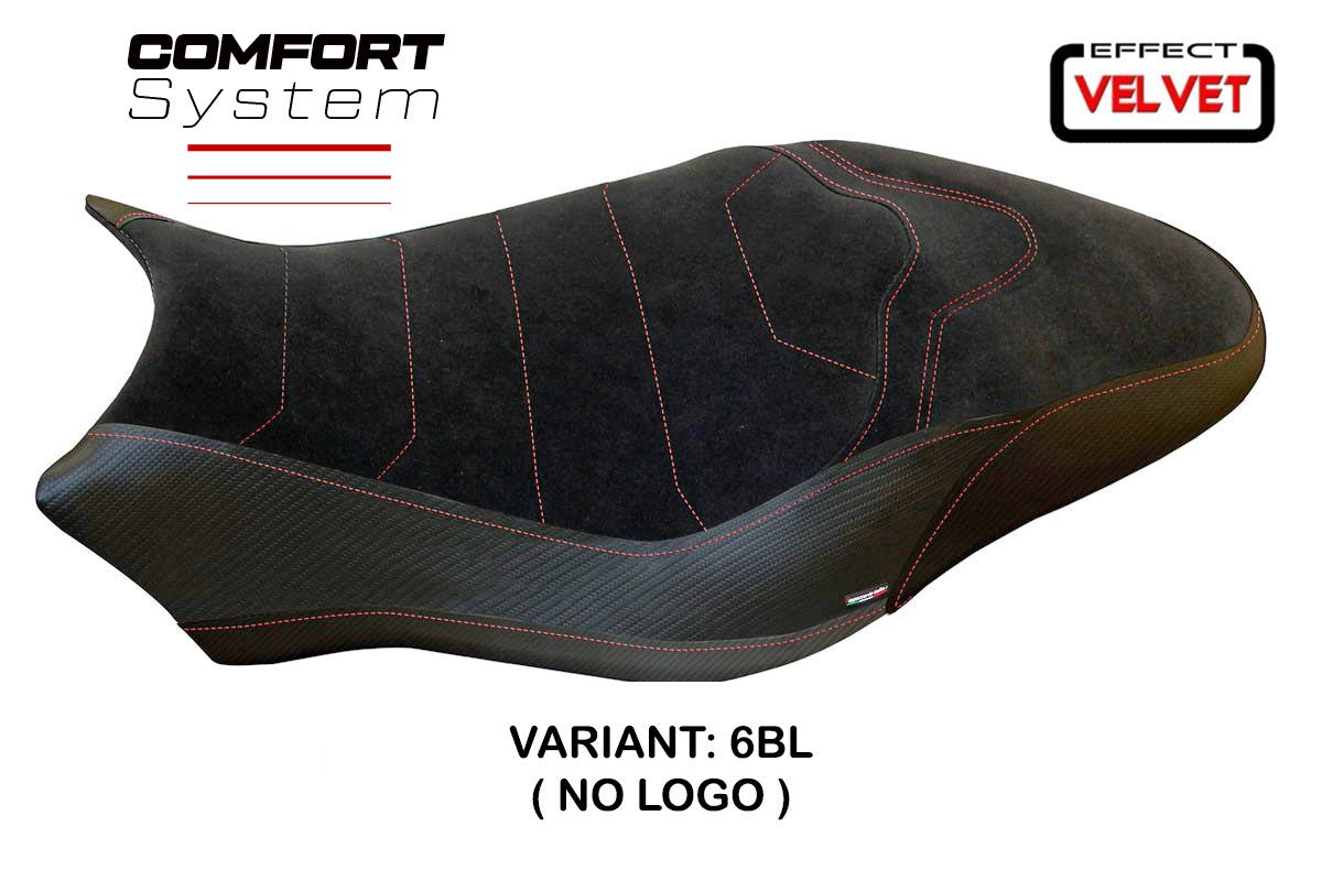 Seat cover compatible - Ducati Monster 821 / 1200 2017 - 2020 - mod Ovada 2 Velvet Comfort System