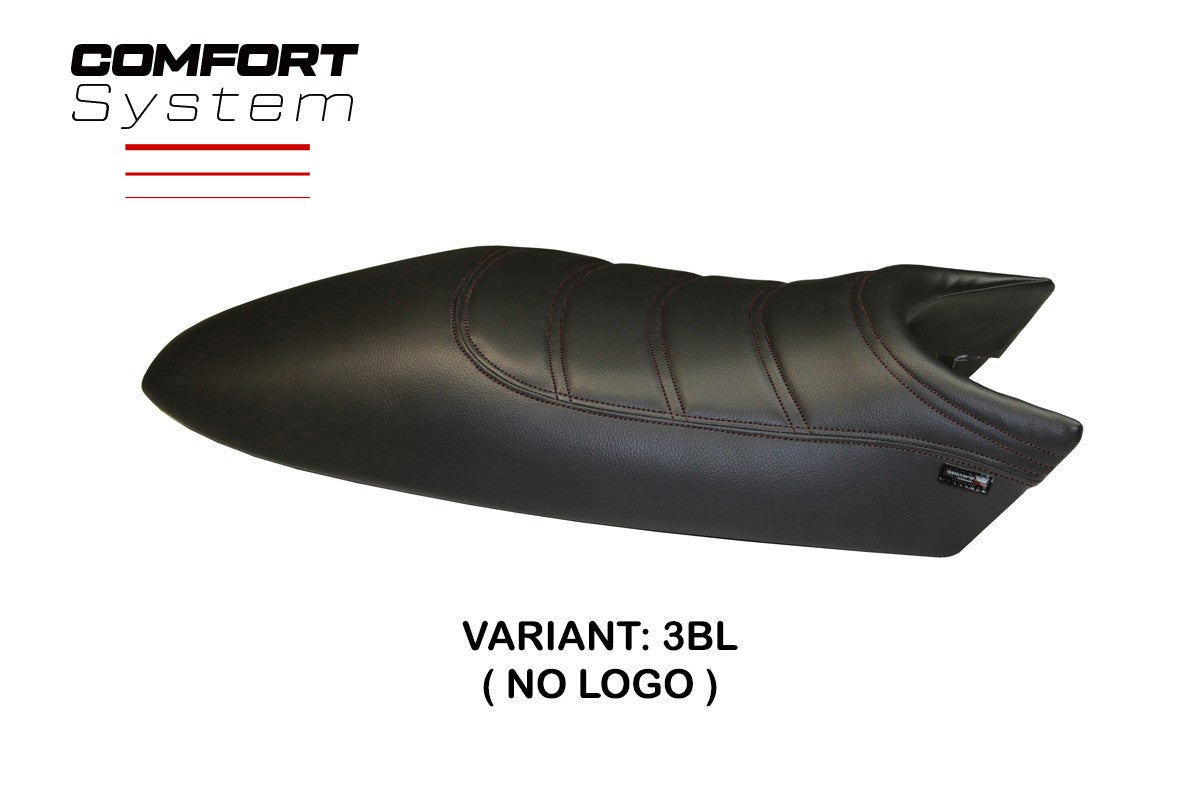 Seat cover compatible - Ducati Monster 1994 - 2007 - mod Total Black Comfort System