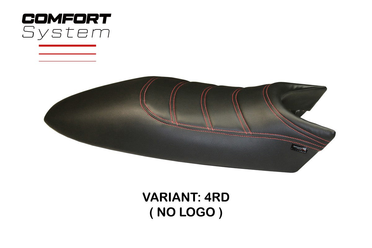 Seat cover compatible - Ducati Monster 1994 - 2007 - mod Total Black Comfort System