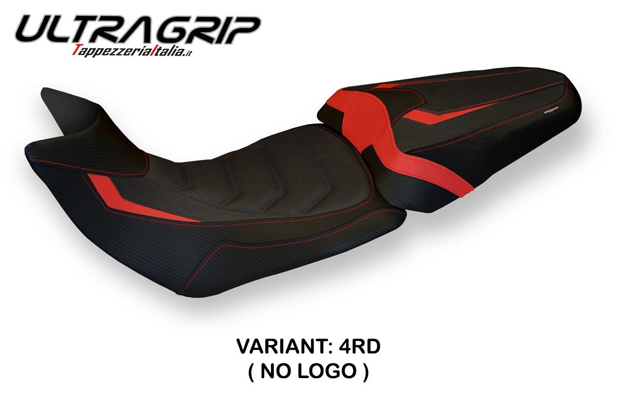 Seat cover compatible - Ducati Multistrada 1200 / 1260 2015 - 2020 - mod Bobbio 2 Ultragrip