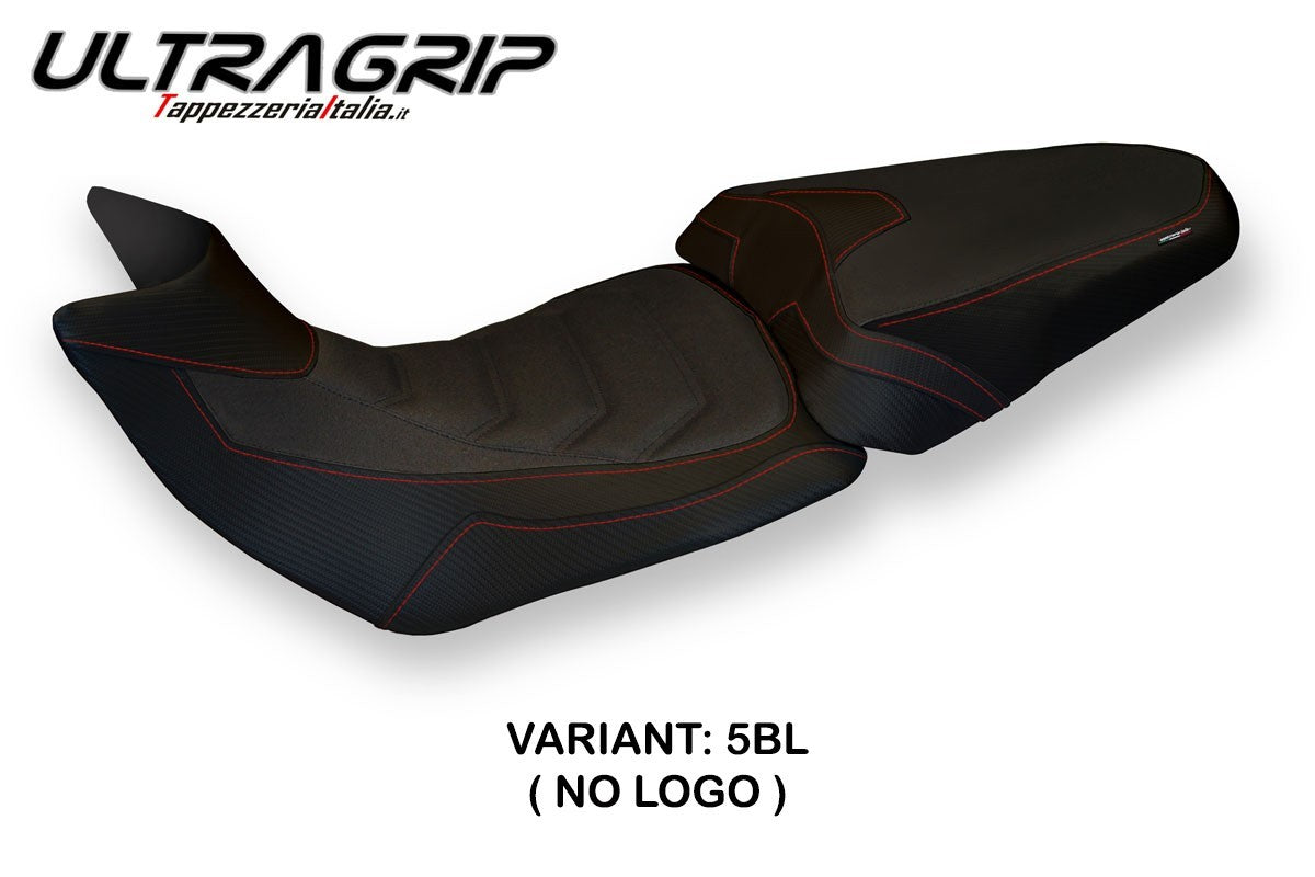 Seat cover compatible - Ducati Multistrada 1200 / 1260 2015 - 2020 - mod Bobbio 2 Ultragrip