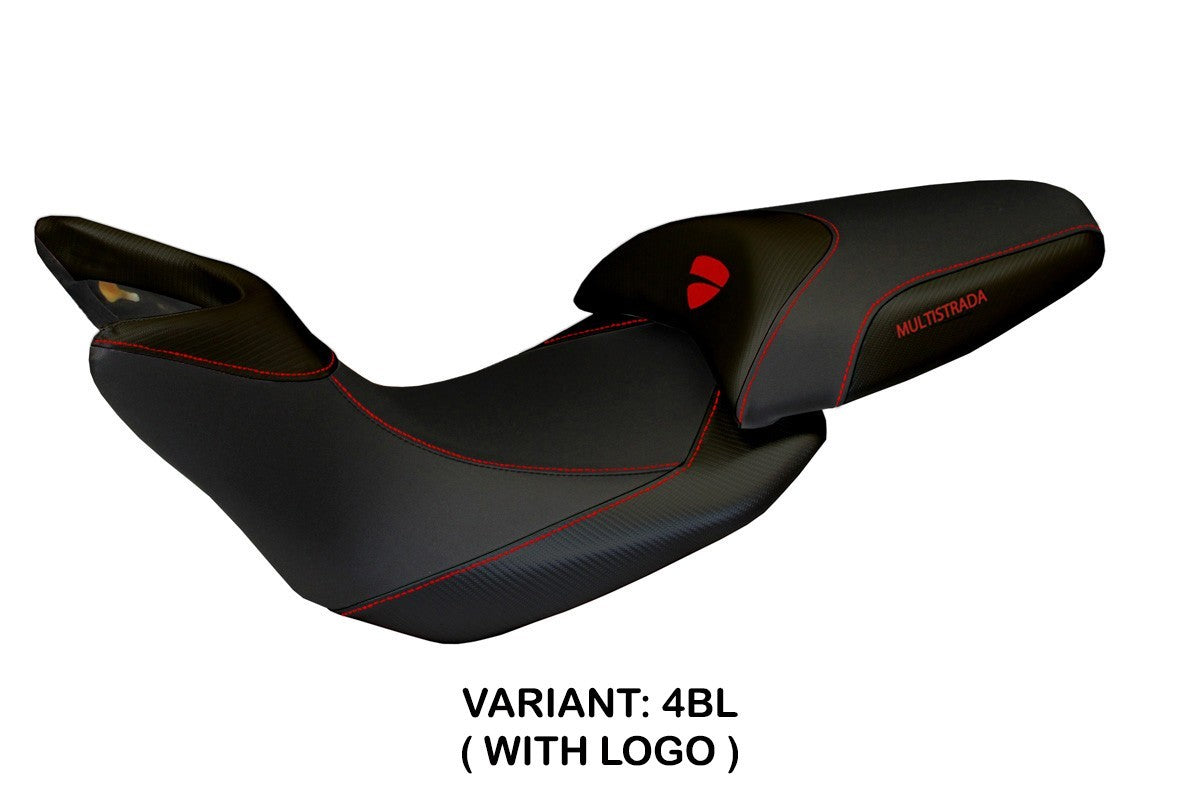 Seat cover compatible - Ducati Multistrada 1200 / 1260 2015 - 2020 - mod Noto