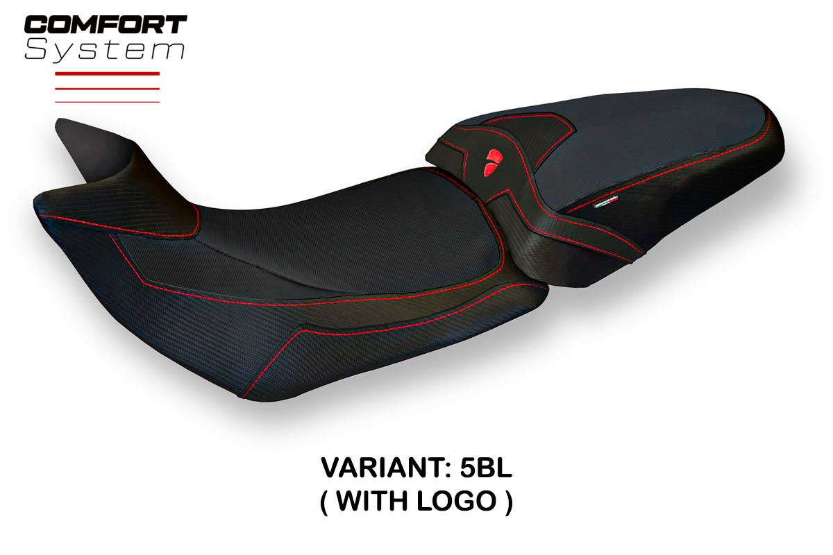 Seat cover compatible - Ducati Multistrada 1200 / 1260 2015 - 2020 - mod Patna 2 Comfort System
