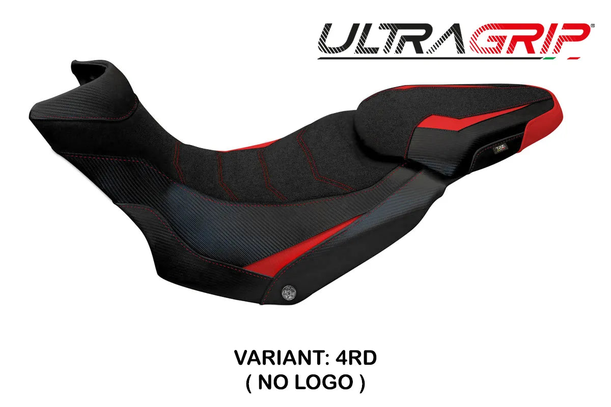 Seat cover compatible - Ducati Multistrada 1200 / 1260 Enduro 2016 - 2021 - mod Lux 2 Ultragrip