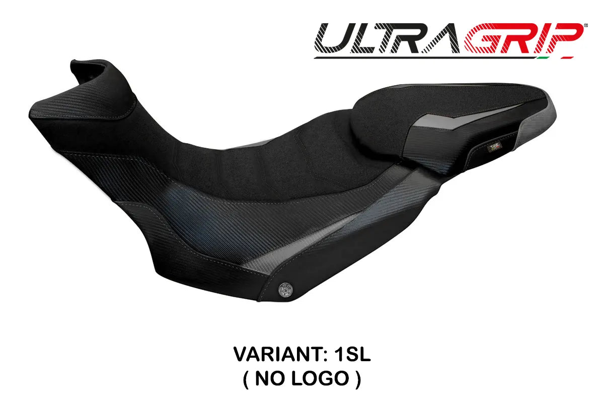 Seat cover compatible - Ducati Multistrada 1200 / 1260 Enduro 2016 - 2021 - mod Lux 2 Ultragrip