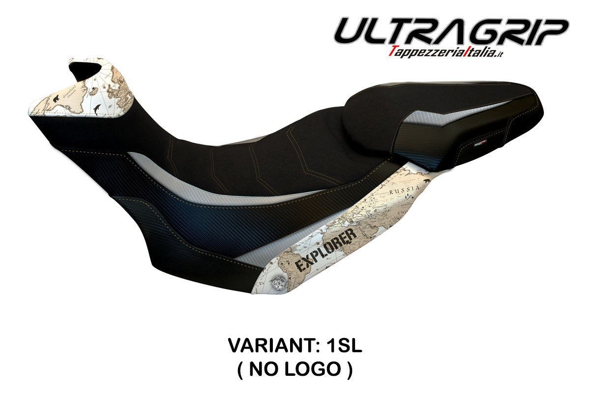 Seat cover compatible - Ducati Multistrada 1200 / 1260 Enduro 2016 - 2021 - mod Lux Mps Ultragrip