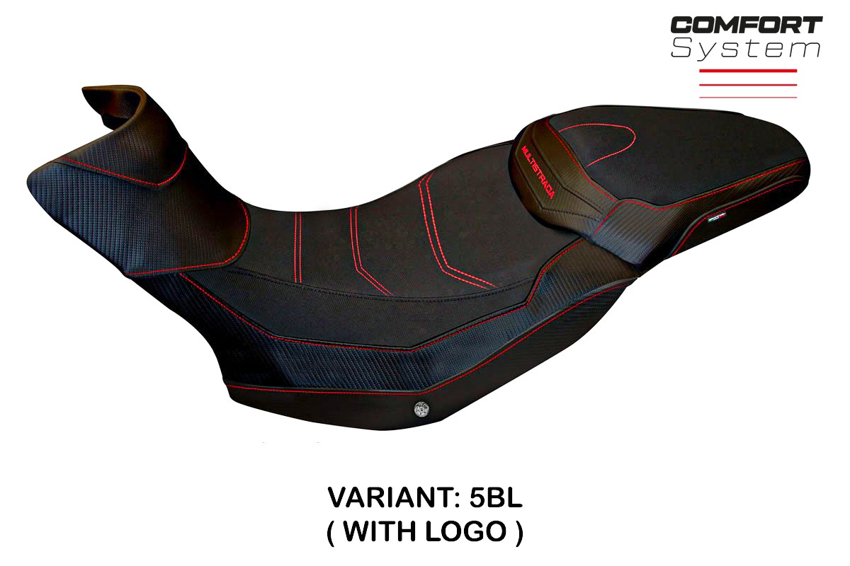 Seat cover compatible - Ducati Multistrada 1200 / 1260 Enduro 2016 - 2021 - mod Sona 1 Comfort System