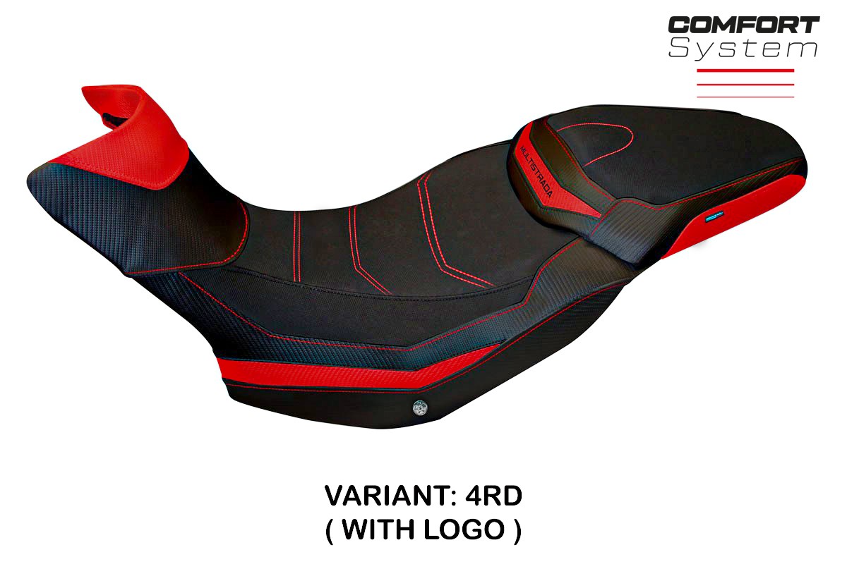 Seat cover compatible - Ducati Multistrada 1200 / 1260 Enduro 2016 - 2021 - mod Sona 1 Comfort System