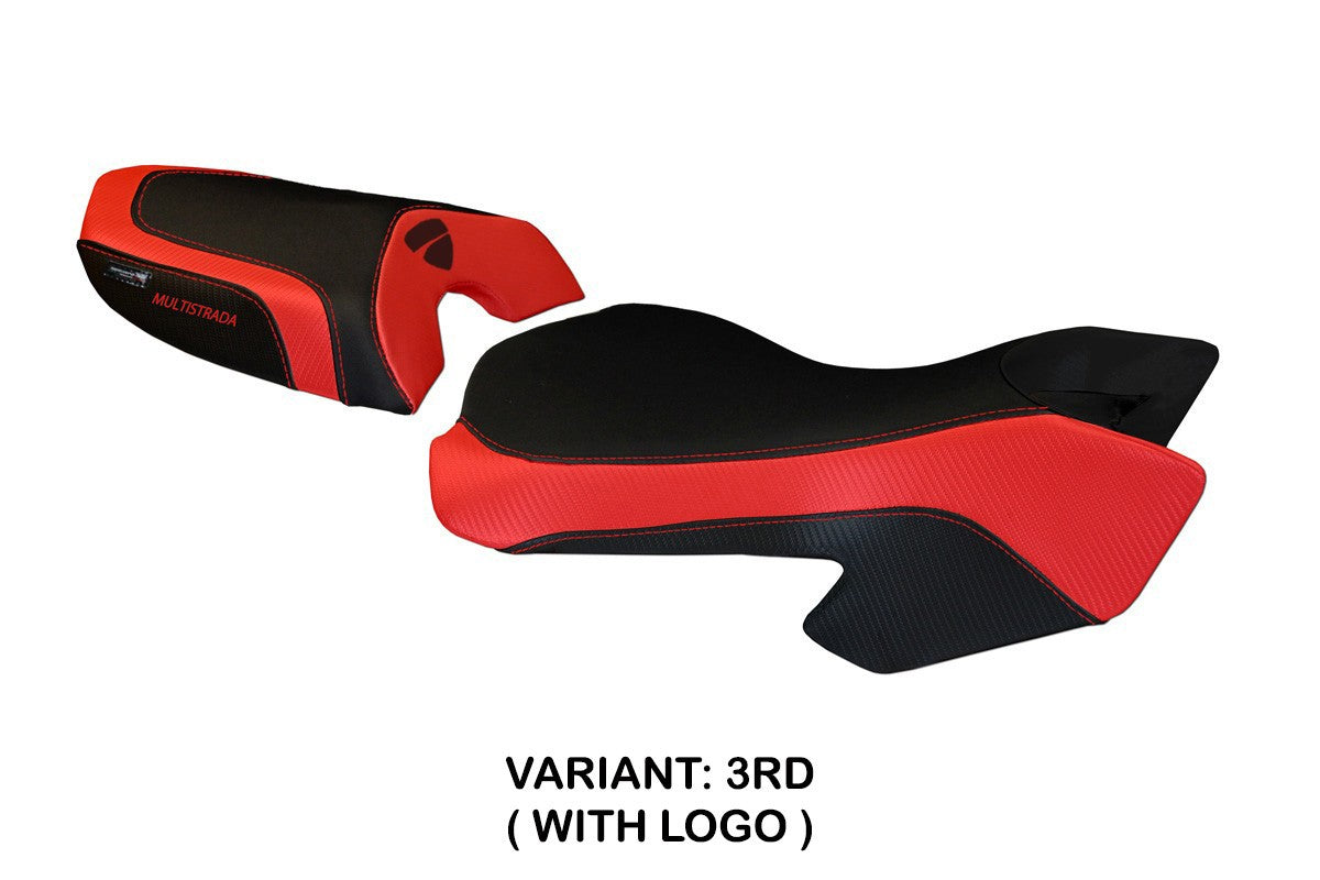 Seat cover compatible - Ducati Multistrada 620 / 1000 / 1100 2003 - 2009 - mod Sciacca Color