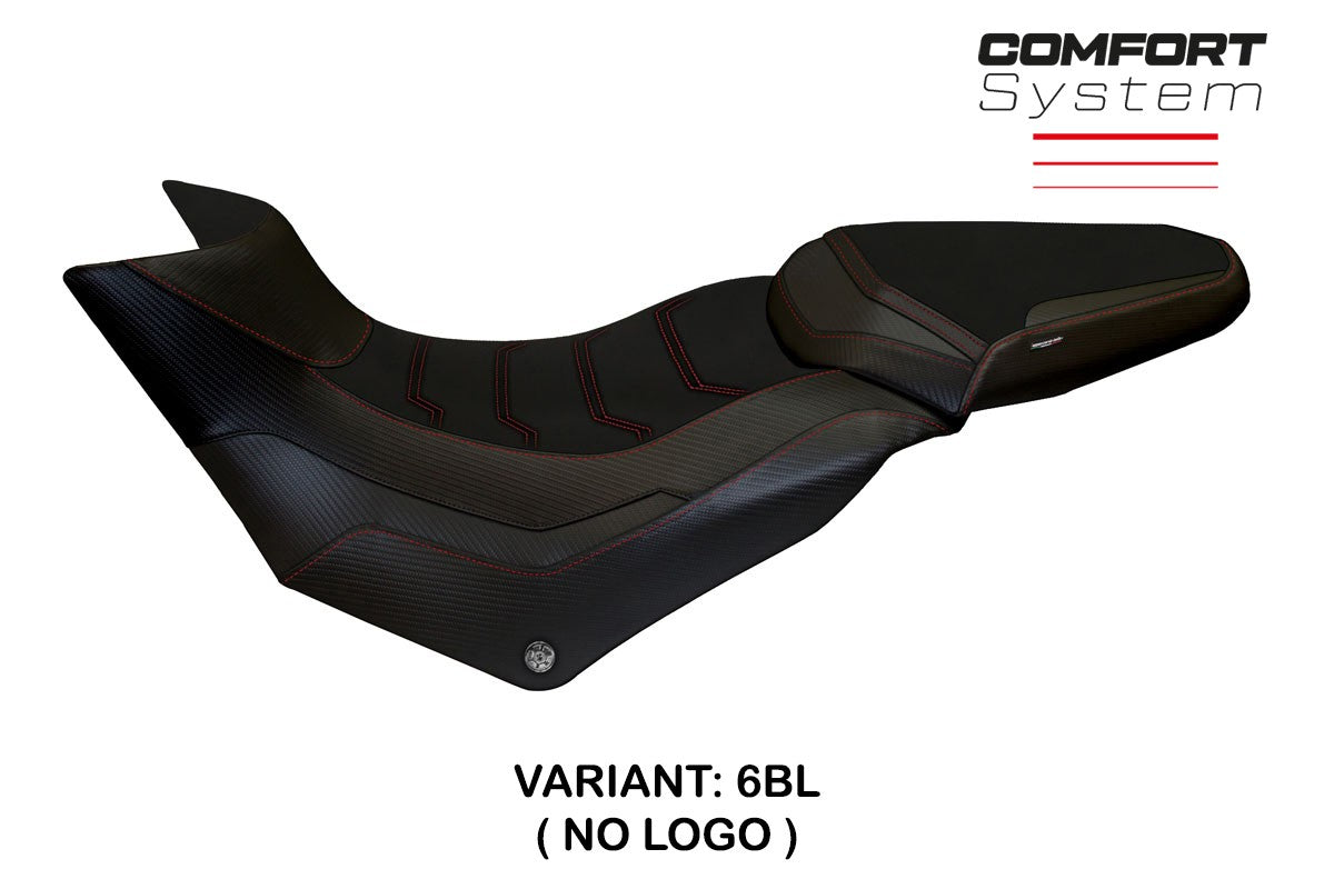 Seat cover compatible - Ducati Multistrada 950 2017 - 2021 - mod Praga 1 Comfort System