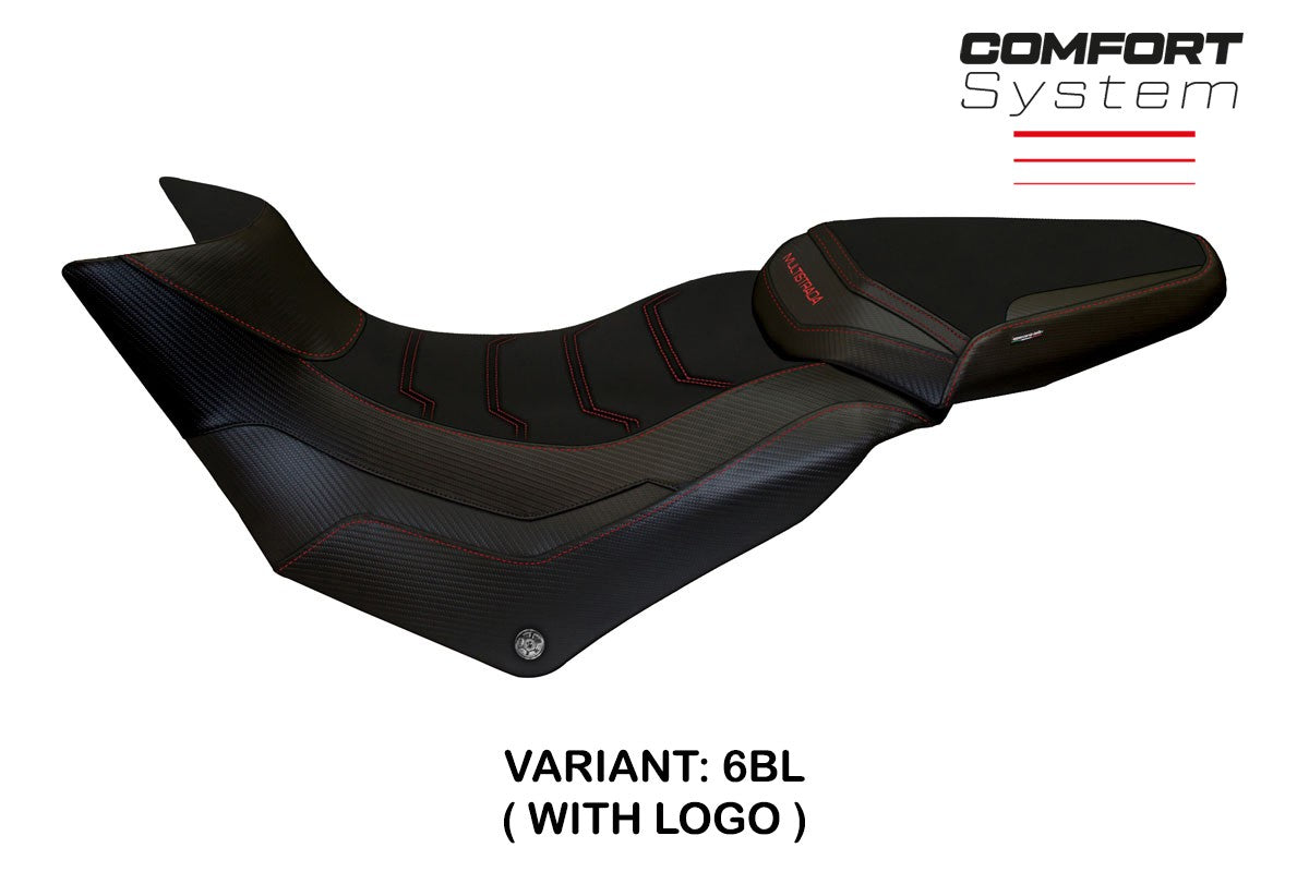 Seat cover compatible - Ducati Multistrada 950 2017 - 2021 - mod Praga 1 Comfort System