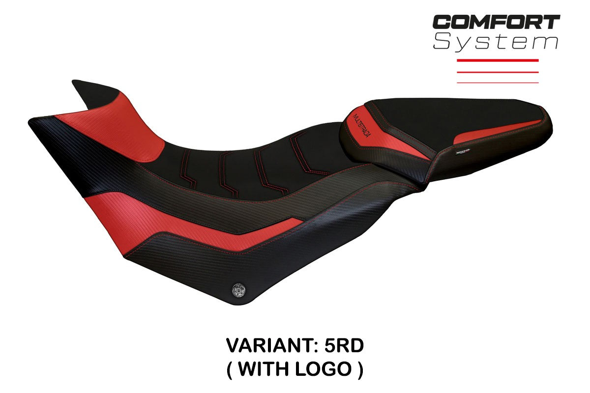 Seat cover compatible - Ducati Multistrada 950 2017 - 2021 - mod Praga 1 Comfort System