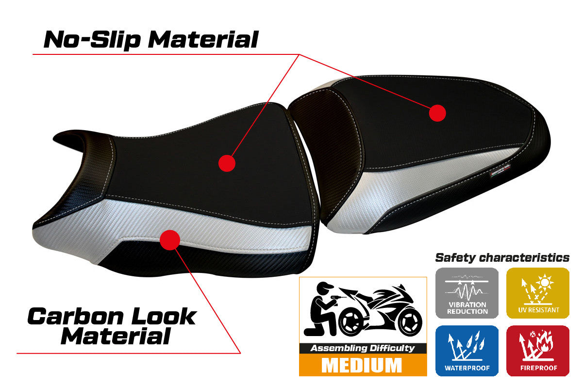 Seat cover compatible - Kawasaki ER-6N / ER-6F 2012 - 2016 - mod Leeds 1