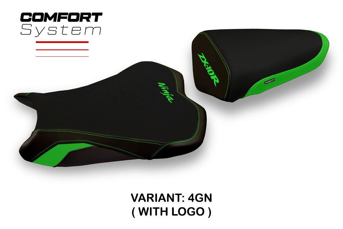 Seat cover compatible - Kawasaki Ninja ZX 10 R 2008 - 2010 - mod Agra 2 Comfort System