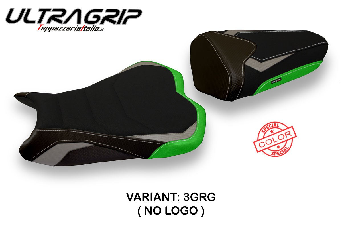 Seat cover compatible - Kawasaki Ninja ZX 10 R 2008 - 2010 - mod Quito Special Color Ultragrip