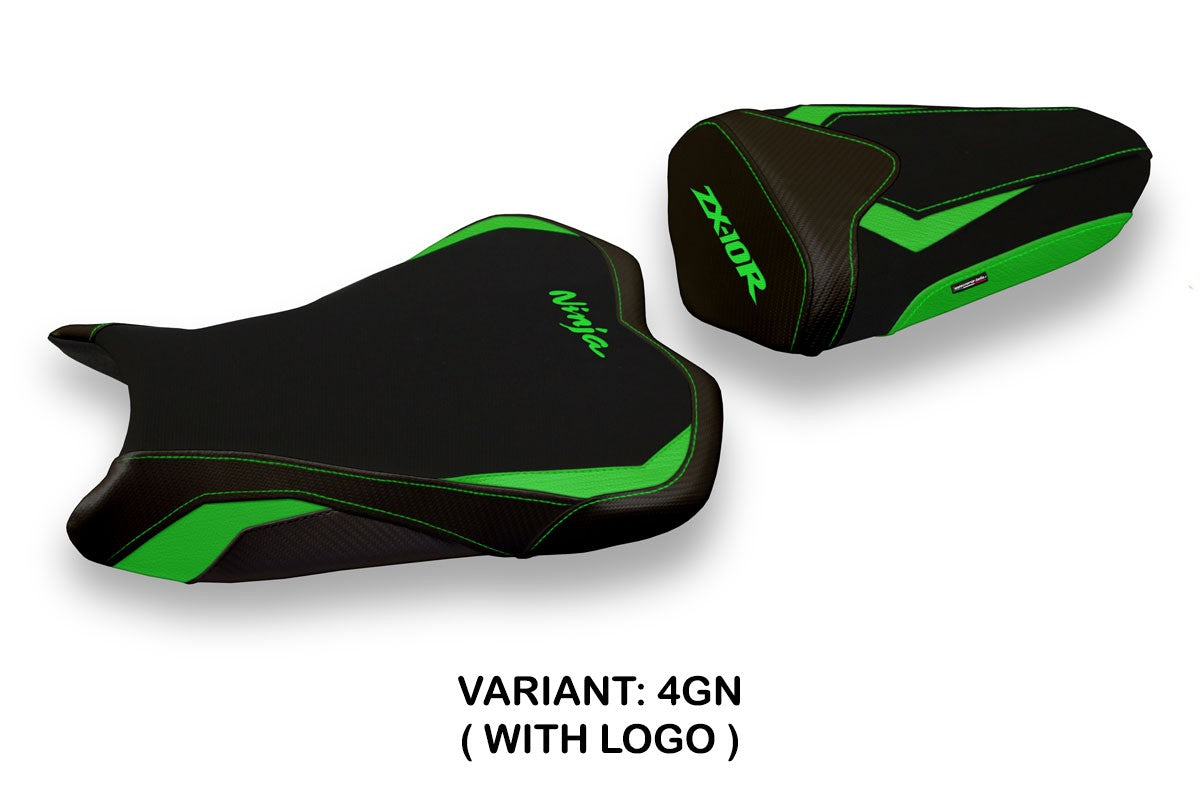 Seat cover compatible - Kawasaki Ninja ZX 10 R 2008 - 2010 - mod Riga 2