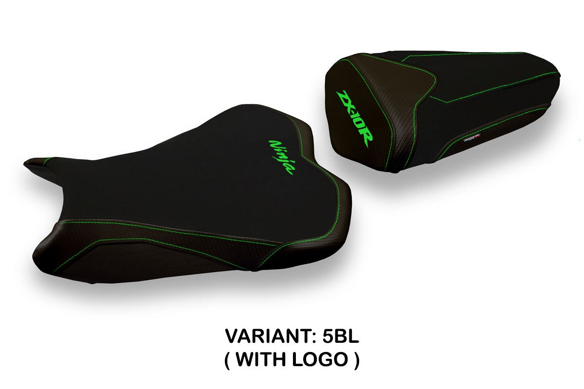 Seat cover compatible - Kawasaki Ninja ZX 10 R 2008 - 2010 - mod Riga 2