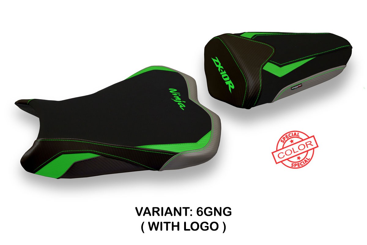 Seat cover compatible - Kawasaki Ninja ZX 10 R 2008 - 2010 - mod Riga Special Color