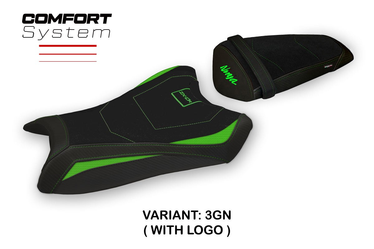 Seat cover compatible - Kawasaki Ninja ZX 10 R 2011 - 2015 - mod Ca Mau Comfort System