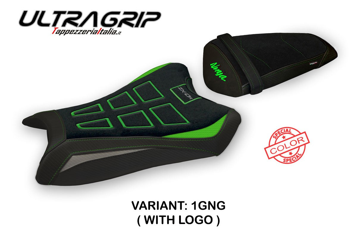 Seat cover compatible - Kawasaki Ninja ZX 10 R 2011 - 2015 - mod Perlis Special Color Ultragrip