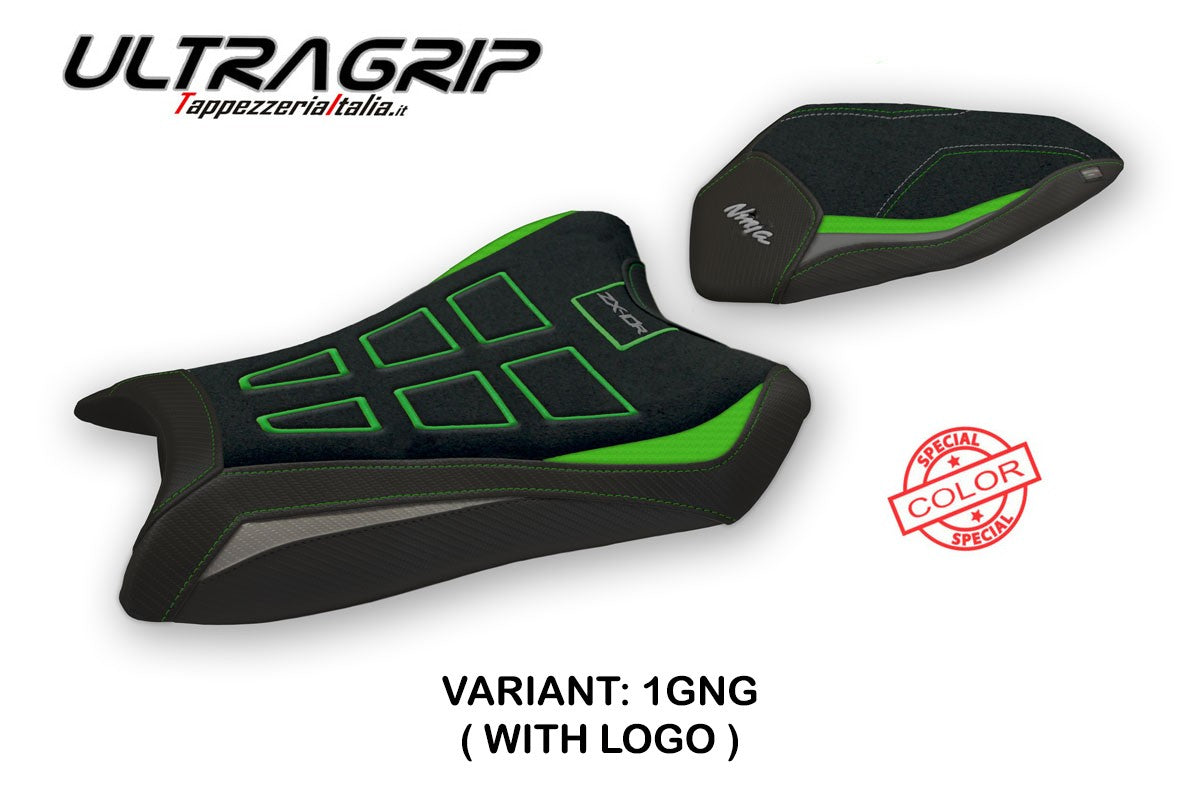 Seat cover compatible - Kawasaki Ninja ZX 10 R 2016 - 2020 - mod Bejar Special Color Ultragrip