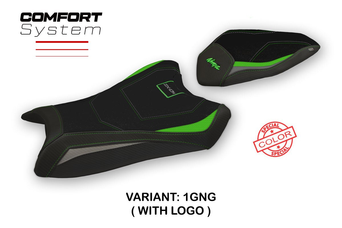 Seat cover compatible - Kawasaki Ninja ZX 10 R 2016 - 2020 - mod Hervas Special Color Comfort System